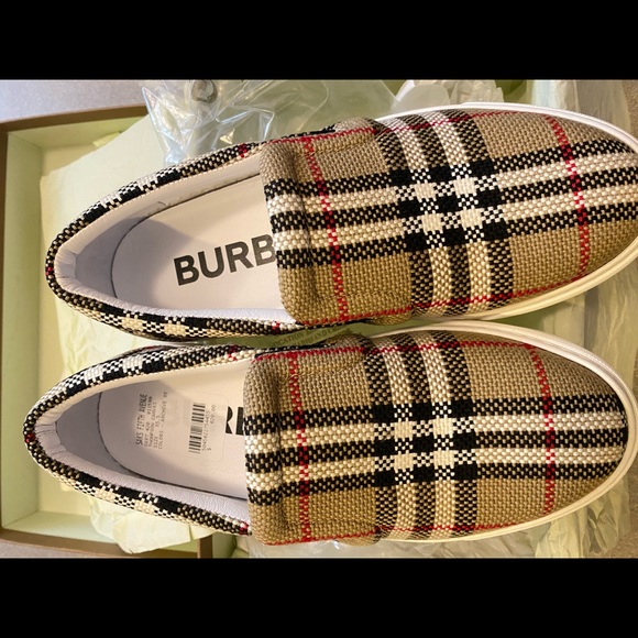 Burberry Slip On Sneaker LF Thompson L Check - Picture 1 of 13